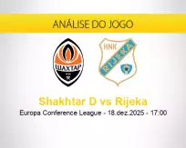 Prognóstico Shakhtar D Rijeka (18 dezembro 2025)