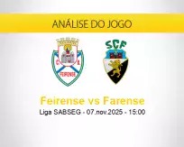 Prognóstico Feirense Farense (07 novembro 2025)