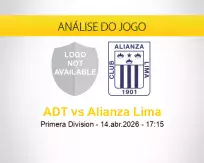 Prognóstico ADT Alianza Lima (14 abril 2026)
