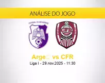 Prognóstico Argeș CFR (29 novembro 2025)