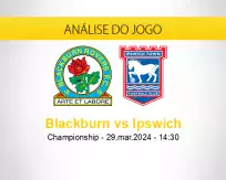 Prognóstico Blackburn Ipswich (29 março 2024)