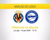 Prognóstico Villarreal Alavés (10 janeiro 2026)