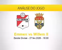 Prognóstico Emmen Willem II (27 fevereiro 2026)
