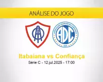 Prognóstico Itabaiana Confiança (12 julho 2025)