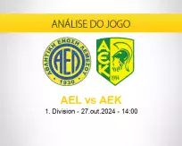 Prognóstico AEL AEK (27 outubro 2024)