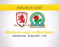 Prognóstico Middlesbrough Blackburn (26 dezembro 2025)