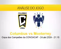 Prognóstico Columbus Monterrey (24 abril 2024)