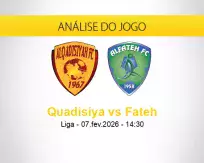 Prognóstico Quadisiya Fateh (07 fevereiro 2026)