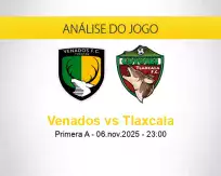 Prognóstico Venados Tlaxcala (06 novembro 2025)