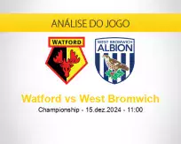 Prognóstico Watford West Bromwich (15 dezembro 2024)