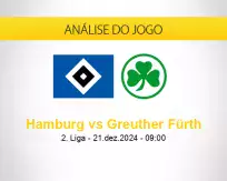 Prognóstico Hamburg Greuther Fürth (21 dezembro 2024)