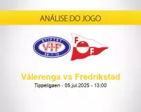 Prognóstico Vålerenga Fredrikstad (05 julho 2025)