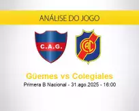 Prognóstico Güemes Colegiales (31 agosto 2025)