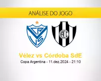 Prognóstico Vélez Córdoba SdE (11 dezembro 2024)