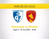 Prognóstico Grenoble Rodez (07 novembro 2025)