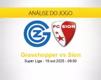 Prognóstico Grasshopper Sion (19 outubro 2025)