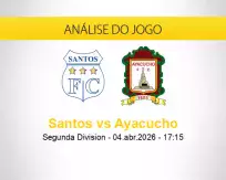 Prognóstico Santos Ayacucho (04 abril 2026)