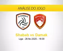 Prognóstico Shabab Damak (28 fevereiro 2025)