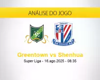 Prognóstico Greentown Shenhua (16 agosto 2025)
