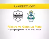 Prognóstico Riestra Gimn La Plata (19 setembro 2025)