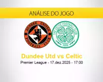 Prognóstico Dundee Utd Celtic (17 dezembro 2025)