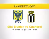 Prognóstico Sint-Truiden Charleroi (31 janeiro 2026)