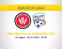 Prognóstico Wanderers Adelaide Utd (02 novembro 2024)