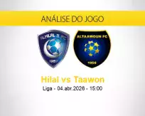 Prognóstico Hilal Taawon (04 abril 2026)