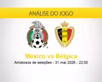 Prognóstico México Bélgica (31 março 2026)