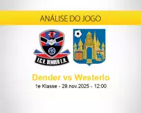 Prognóstico Dender Westerlo (29 novembro 2025)