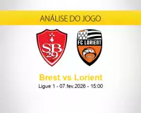 Prognóstico Brest Lorient (07 fevereiro 2026)