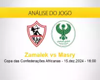 Prognóstico Zamalek Masry (15 dezembro 2024)