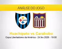 Prognóstico Huachipato Carabobo (24 fevereiro 2026)