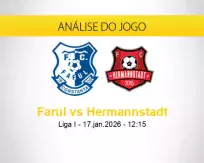 Prognóstico Farul Hermannstadt (17 janeiro 2026)