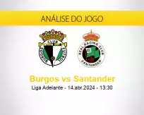 Prognóstico Burgos Santander (14 abril 2024)