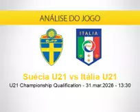 Prognóstico Suécia U21 Itália U21 (31 março 2026)