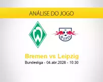 Prognóstico Bremen Leipzig (04 abril 2026)
