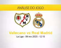 Prognóstico Vallecano Real Madrid (09 novembro 2025)