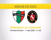 Prognóstico Palestino Limache (11 abril 2026)