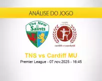 Prognóstico TNS Cardiff MU (07 novembro 2025)