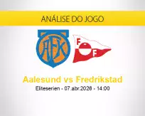 Prognóstico Aalesund Fredrikstad (07 abril 2026)