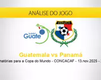 Prognóstico Guatemala Panamá (13 novembro 2025)