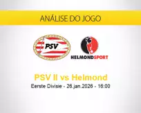 Prognóstico PSV II Helmond (26 janeiro 2026)