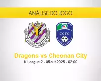 Prognóstico Dragons Cheonan City (05 outubro 2025)