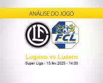 Prognóstico Lugano Luzern (15 fevereiro 2025)