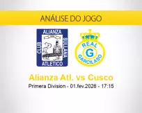 Prognóstico Alianza Atl. Cusco (01 fevereiro 2026)
