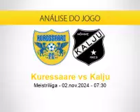 Prognóstico Kuressaare Kalju (02 novembro 2024)