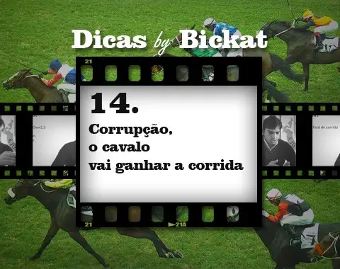 Corrupção: O cavalo vai ganhar a corrida
