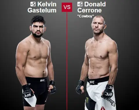 Donald Cerrone x Kelvin Gastelum (UFC – 12 de Novembro de 2016)