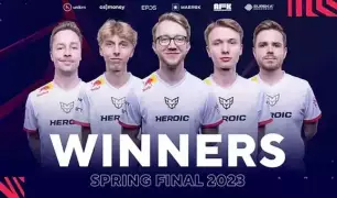 Heroic é campeã da BLAST Premier Spring Finals 2023